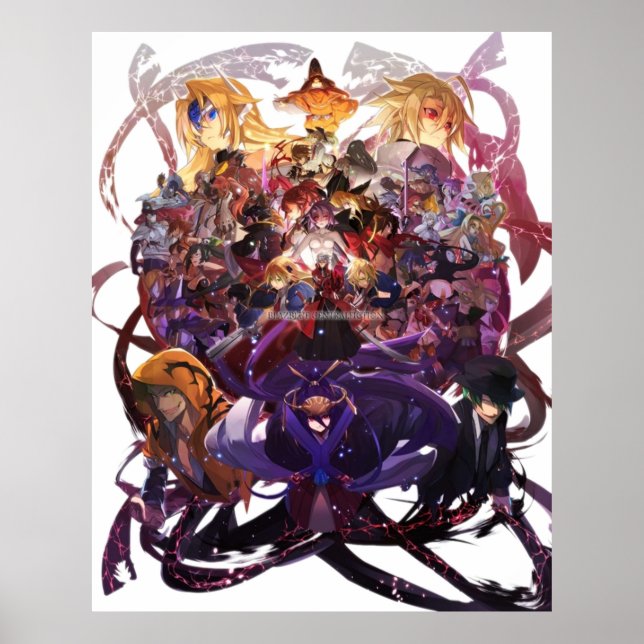 Blazblue All Characters Poster (Front)