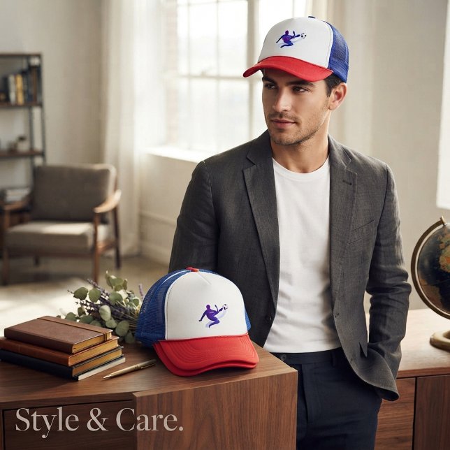 Blaze Horizon Trucker Hat Vibrant Street Style Cap (Blaze Horizon Trucker Hat Vibrant Street Style Cap)