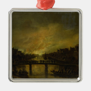 Blaze in Amsterdam Metal Ornament