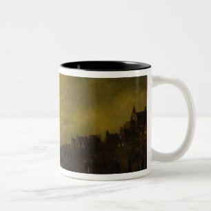 Blaze in Amsterdam Two-Tone Coffee Mug