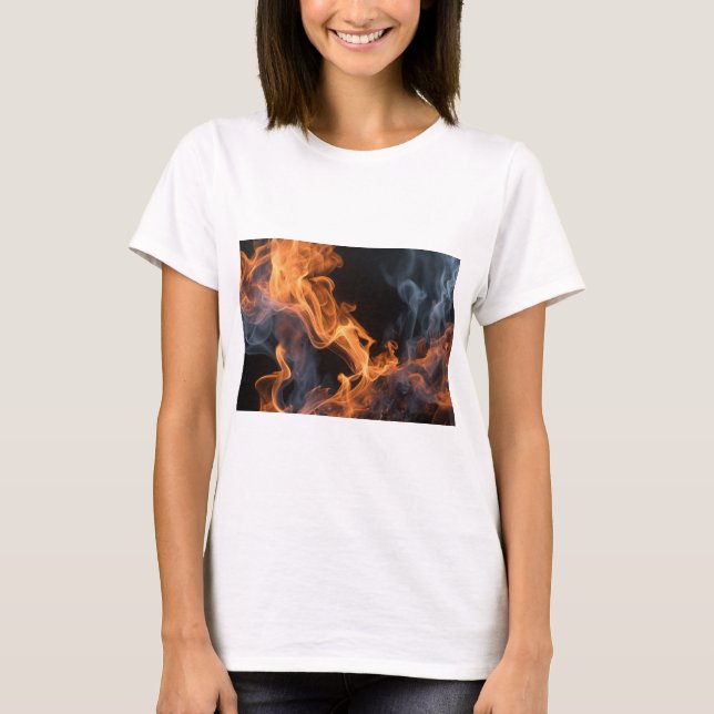 "Blaze Threads: Ignite Your Style" T-Shirt (Front)