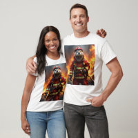 **"Blazing Bravery: The Otter Firefighter"**