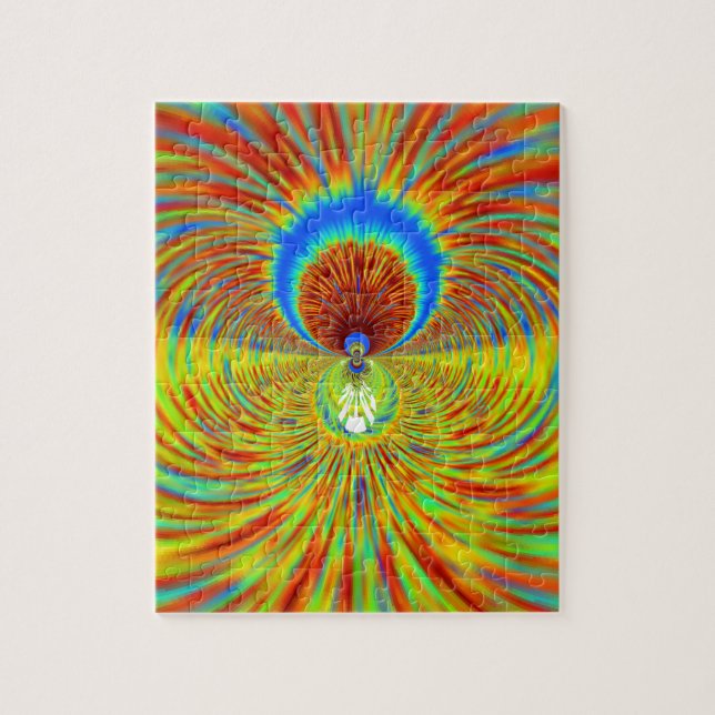 Blazing Fire Graphic designer Jigsaw Puzzle (Vertical)
