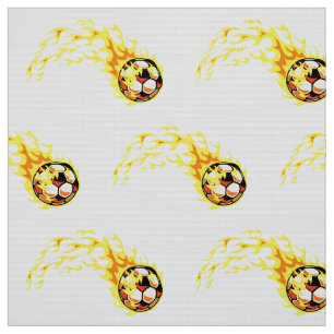 Blazing Futbol Soccer Ball Fabric