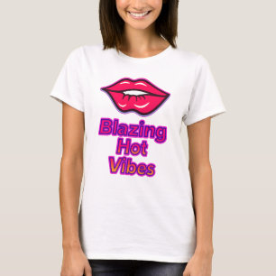 Blazing Hot Vibes Women’s Graphic T-Shirt by Freef