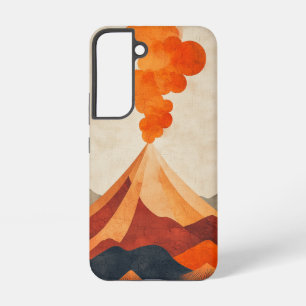 Blazing Mountain Eruption Phone Case