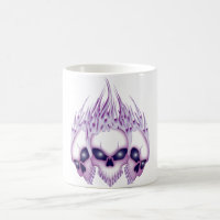 Blazing Purple Skull