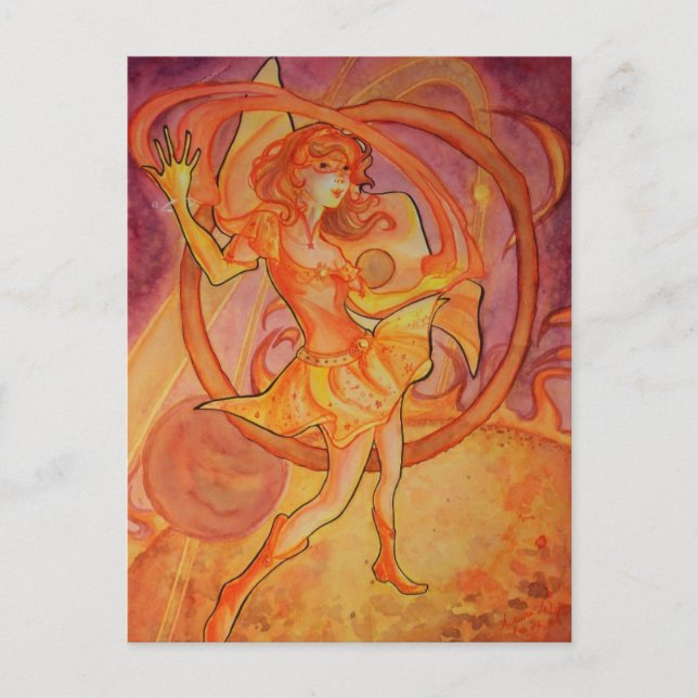 Blazing Solaris Postcard (Front)