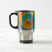 blazing spin - travel mug