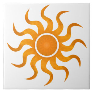 Blazing Sun Customizable Tile - Large