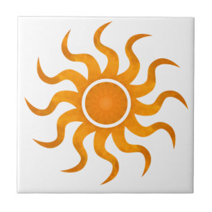 Blazing Sun Customizable Tile - Small