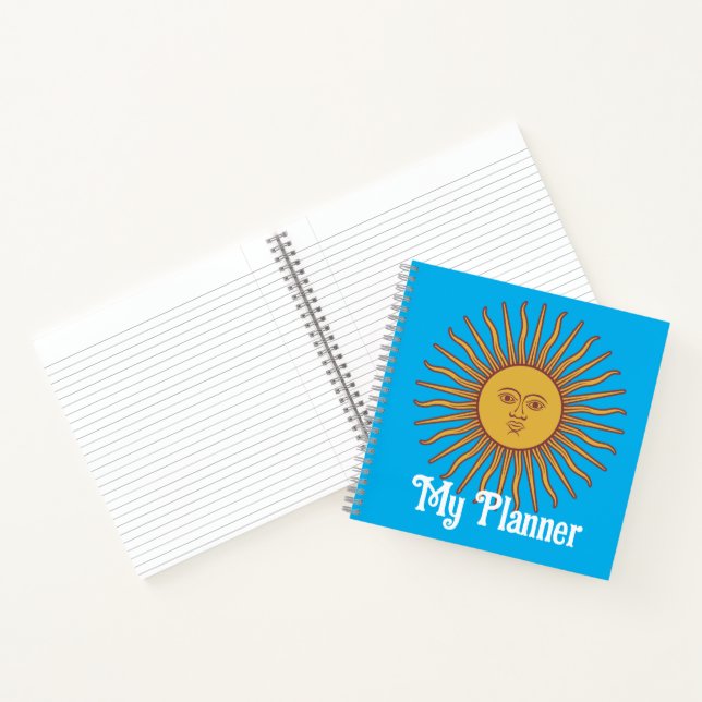 Blazing Sun Personalized Notebook (Inside)