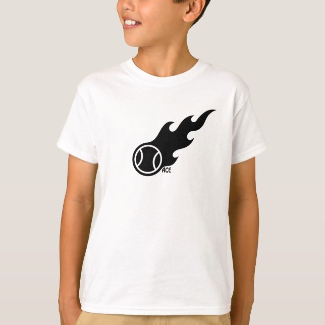 Blazing Tennis Ball T-Shirt (Front)
