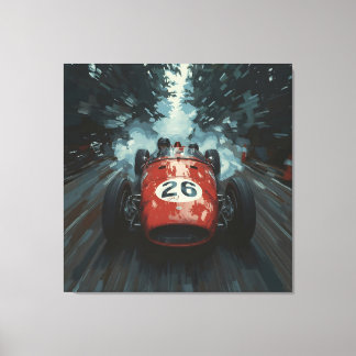Blazing Trail: Car 26 Unleashed Canvas Print