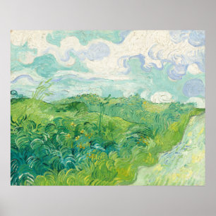 Blé Fields - Vincent van Gogh Poster d'art