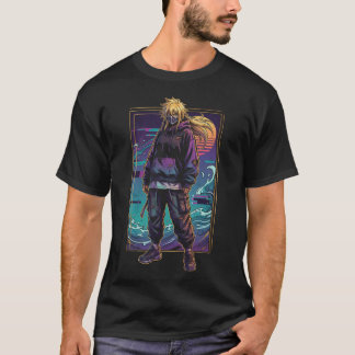 Bleach Harribel Blonde Hair Hollow Mask Remnant Ar T-Shirt