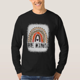 Bleached Be Kind Leopard Rainbow Anti Bullying Uni T-Shirt
