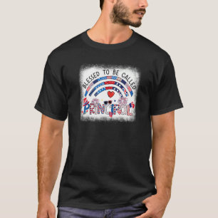 Bleached Blessed To Be Called Principal Fun School T-Shirt