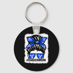 Bleached Cheer Mother Mama Parent Cheerleading Mom Keychain