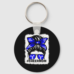 Bleached Cheer Mother Mama Parent Cheerleading Mom Keychain