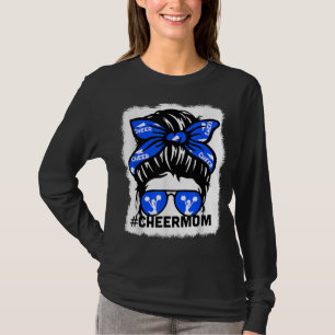 Bleached Cheer Mother Mama Parent Cheerleading Mom T-Shirt