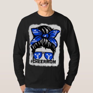 Bleached Cheer Mother Mama Parent Cheerleading Mom T-Shirt