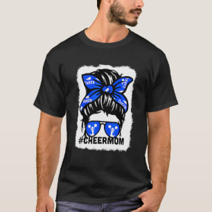 Bleached Cheer Mother Mama Parent Cheerleading Mom T-Shirt
