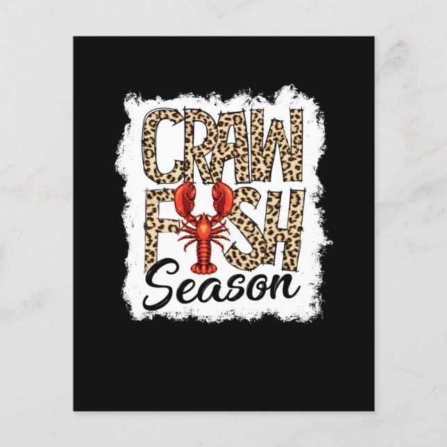 Bleached Crawfish Season Leopard Crawfish Boil (Front)