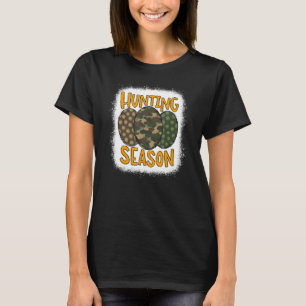 Bleached Hunting Season Eggs Deer Easter Day Egg H T-Shirt