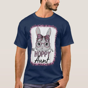 Bleached Leopard Pink Sunglasses Easter Bunny One  T-Shirt