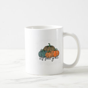 Bleached Leopard Pumpkin Autumn Its Fall Yall Than Coffee Mug