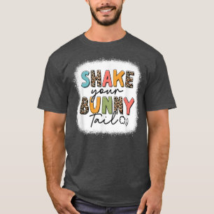 Bleached Leopard Shake Your Bunny Tail Baby Girl E T-Shirt