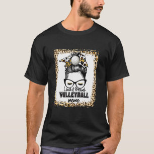 Bleached Loud & Proud Volleyball Mee Life Game Day T-Shirt