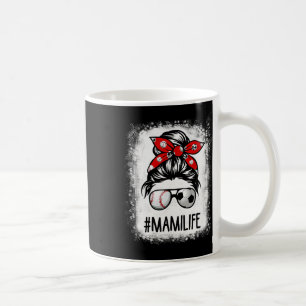Bleached Mami Life Soccer Messy Bun Bysebyll Game Coffee Mug