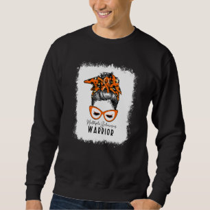 Bleached Multiple Sclerosis Warrior Messy Bun Ms W Sweatshirt