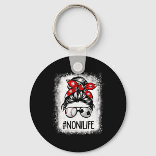 Bleached Noni Life Soccer Messy Bun Bysebyll Game Keychain