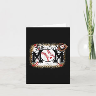 Bleached Sell Mom Leopard Sell Lover Mother's Day Card