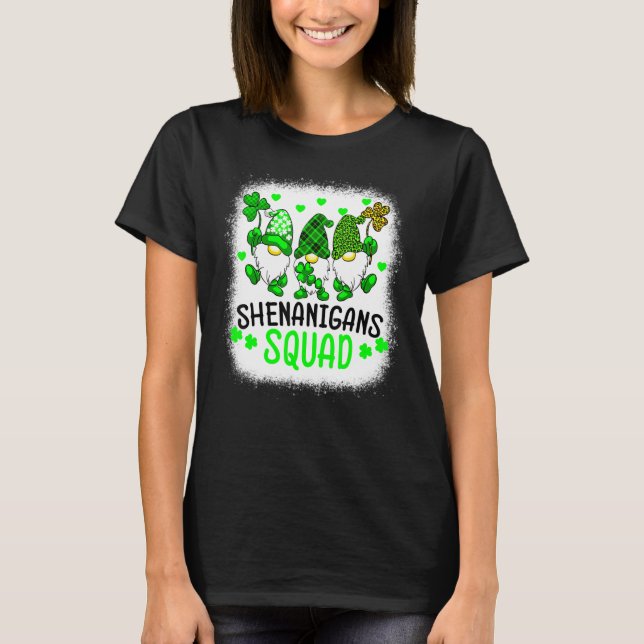 Bleached Shenanigans Squad St Patrick's Day Gnomes T-Shirt (Front)