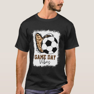 Bleached Soccer Game Day S Soccer Mom Game Day Sea T-Shirt