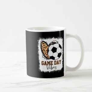 Bleached Soccer Game Day Vibes Soccer Mom Game Day Coffee Mug