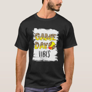 Bleached Softball Game Day Vibes Softball Season T-Shirt