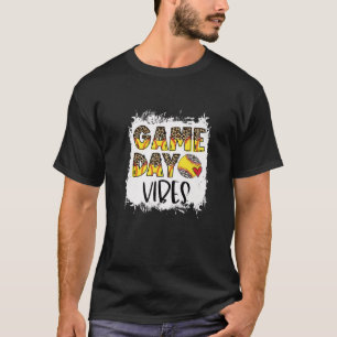 Bleached Softball Game Day Vibes Tee Softball Seas