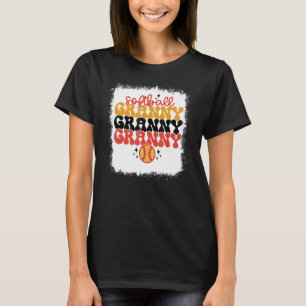 Bleached Softball Granny Retro Softball Mom Mother T-Shirt