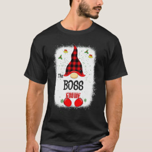 Bleached The Boss Gnome Matching Family Christmas  T-Shirt