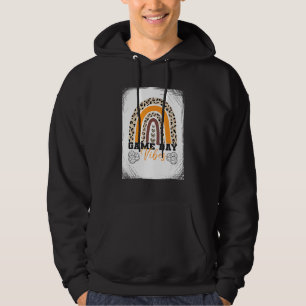 Bleached Volleyball Game Day Vibes Mom Girls Women Hoodie