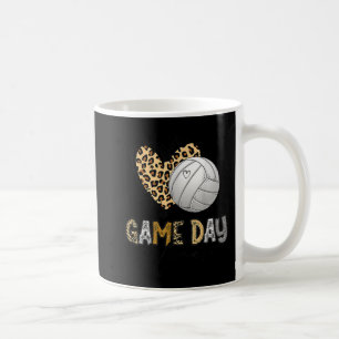 Bleached Volleyball Game Day Vibes Volleyball Mom  Coffee Mug