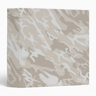 Bleached Wasteland Camo Binder