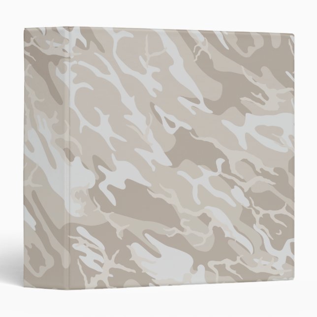Bleached Wasteland Camo Binder (Front/Spine)