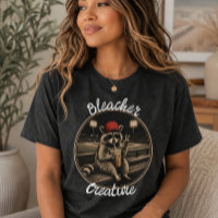 Bleacher Creature Raccoon Baseball Sports