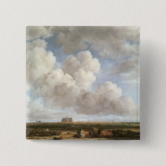 Bleaching Ground 2 Inch Square Button (Front)